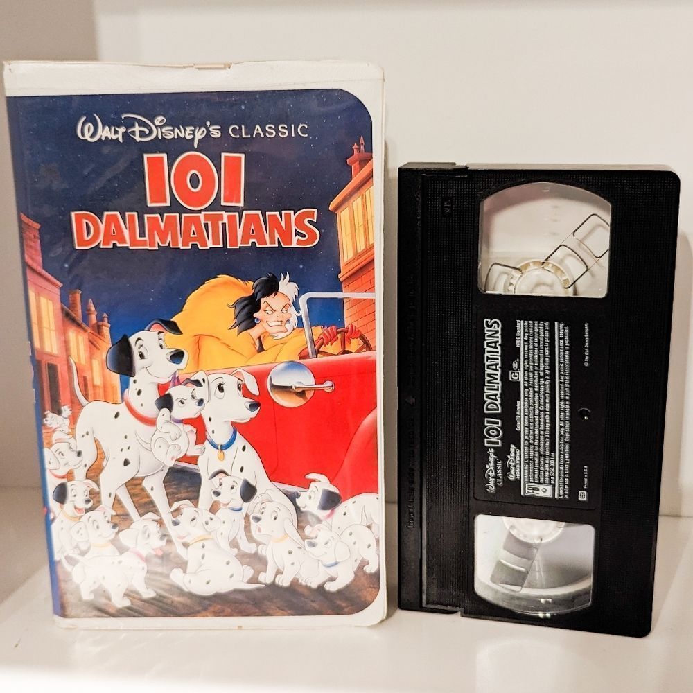 101 Dalmatians VHS 1263 Walt Disney Classic Black Diamond Edition Rare VCR Tape